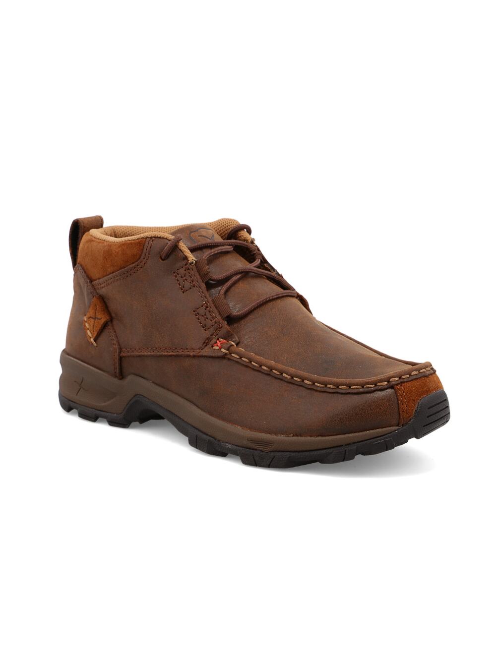 Twisted X Women's 4" Hiker Boot, Moc Toe, Brown, 10 M